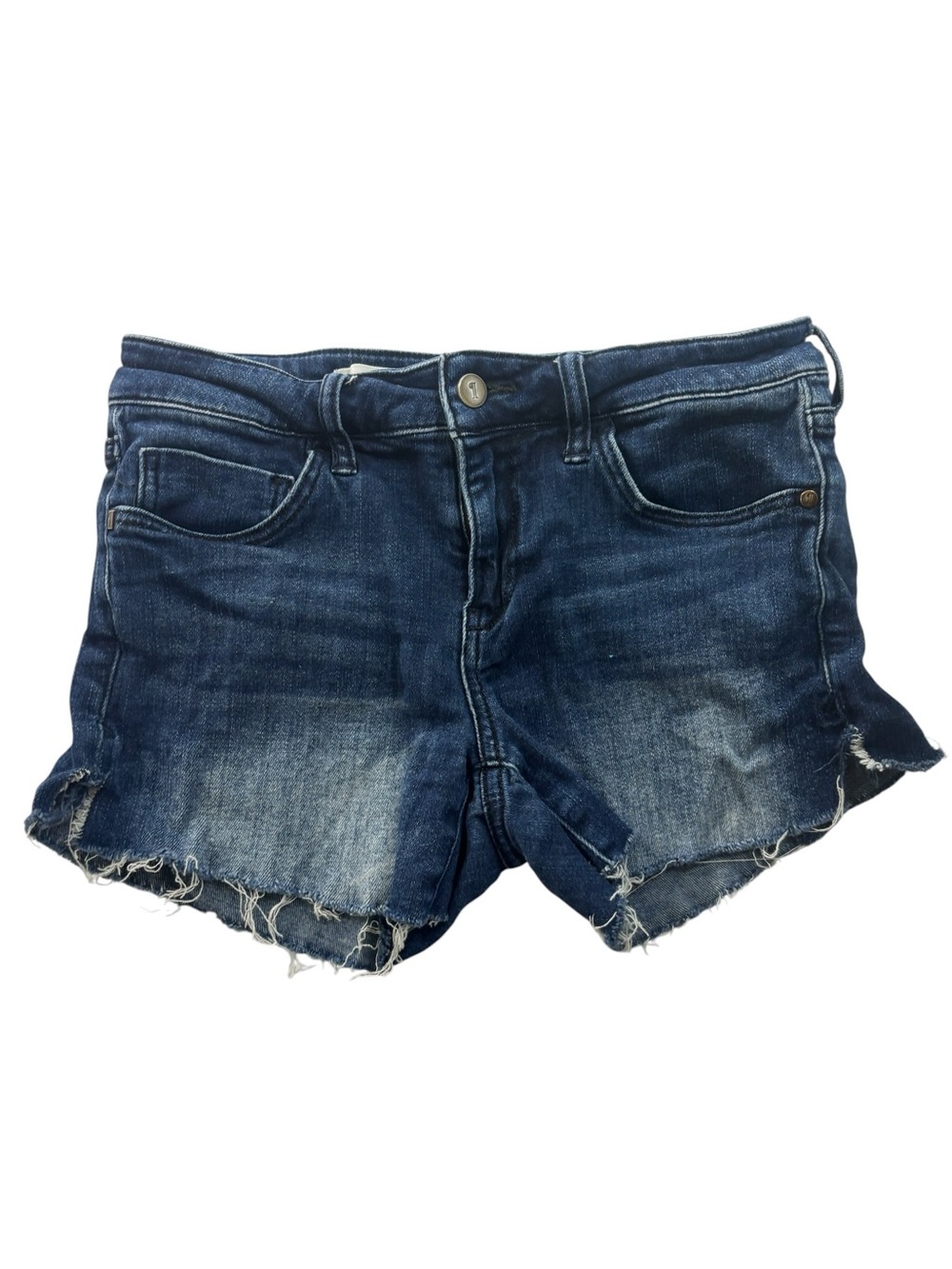 Pilcro and the Letterpress Stet Medium Wash Denim Cutoff Shorts Women's 27